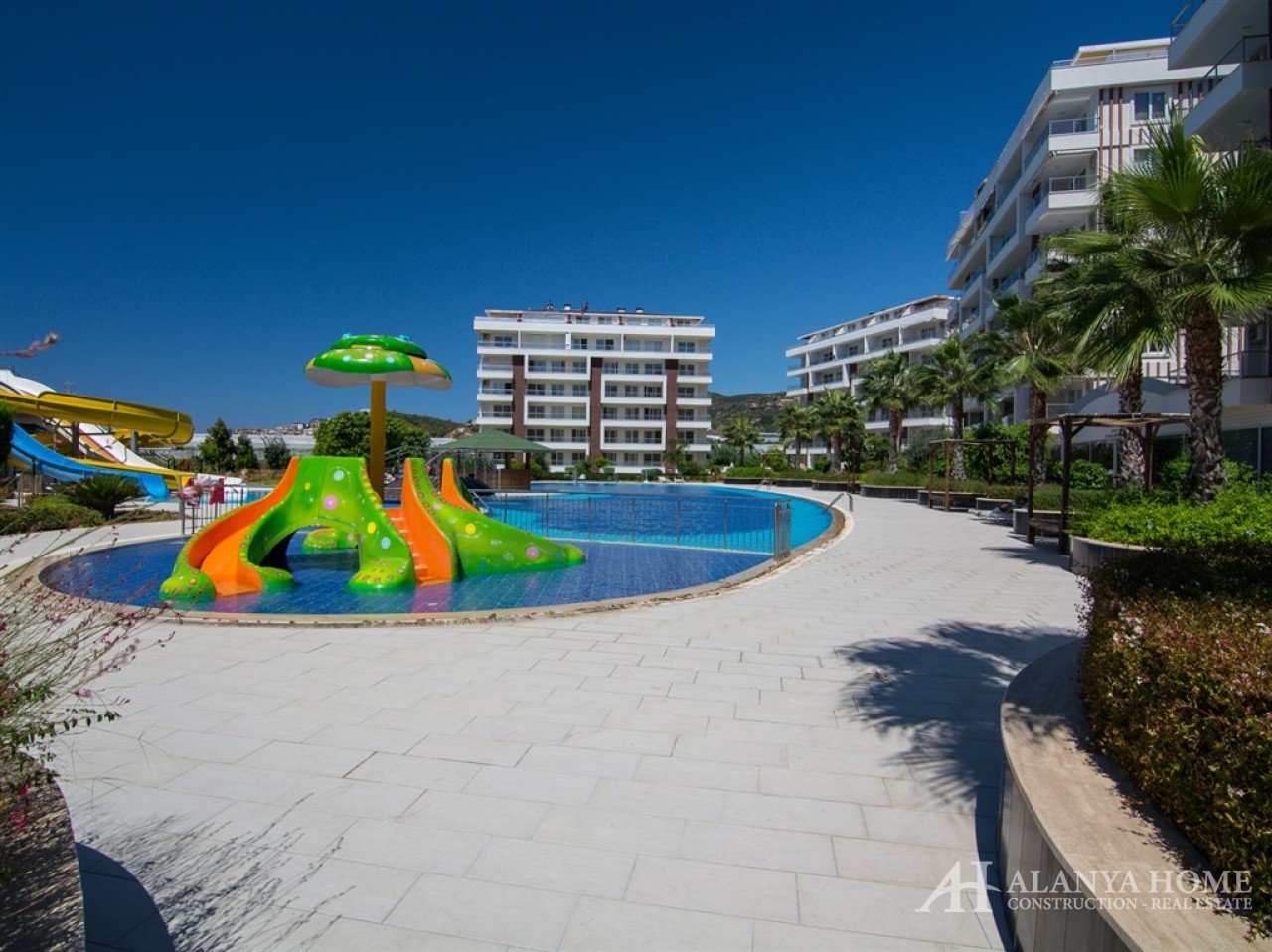 فورتونا ریزورت دمیرتاش آلانیا آنتالیا ترکیه خرید فروش ملک آپارتمان یک خوابه مبله در طرح اقساطی پروژه